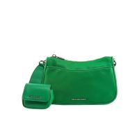 迈克·科尔斯(MICHAEL KORS)女士单肩包时尚小巧尼龙头层皮革拼接