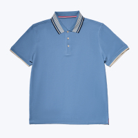 尘界夏季新款男士短袖POLO衫高端翻领商务风薄款t恤