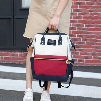 派尼美特双肩包女韩版学生书包包女妈咪背包大容量离家出走包