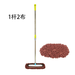 平板吸水拖把家用一拖净雪尼尔干湿两用平板拖木地板瓷砖拖地