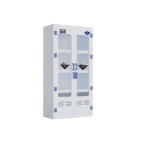 锦北 PP柜实验室强酸强碱存放柜危化品安全柜防腐蚀药品柜 双门