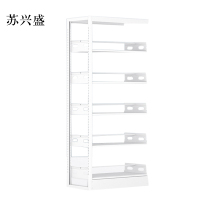 苏兴盛图书馆书架阅览室货架资料档案架钢制书架单面五层副架