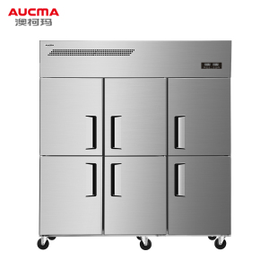 澳柯玛(AUCMA)VF-1360HT四门冰箱商用冰柜不占地冷冻厨房酒店六开立式