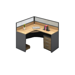东业家具 单人位屏风工位办公桌电脑桌 MS-15-025