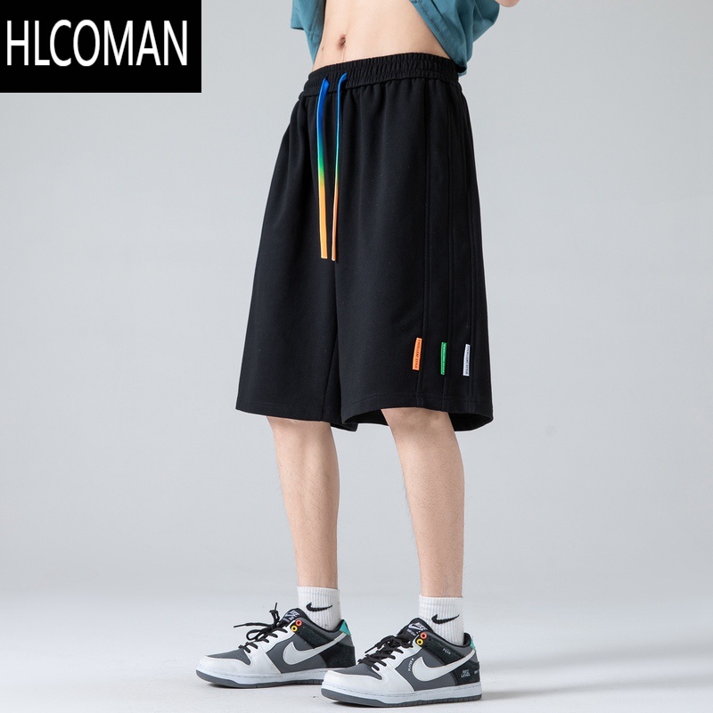 HLCOMAN呼吸棉短裤男夏季卫裤美式潮牌凉感篮球五分裤运动裤子