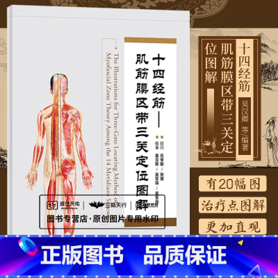 [正版]十四经筋 肌筋膜区带三关定位图解 具有理论创新 针法创新 定点创新的特点 人民卫生出版社