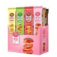 洽洽喀吱脆薯片珍品原味35g*6包嘎吱脆薯脆办公室网红零食小吃休闲食品大礼包批发