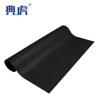 典虎 绝缘垫 黑色条纹3mm*1m*10m 卷