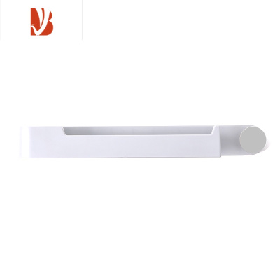 三维工匠衣架收纳器阳台壁挂式晾晒架免打孔收纳支架放衣架的挂钩置物架