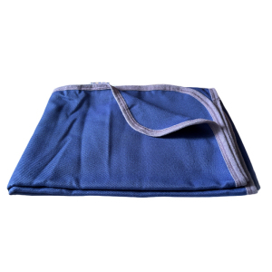 围盛 防寒毯 蓝色 条