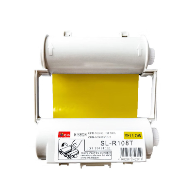 彩标 SL-R108T 110mm×55m 加强色带(计价单位:个)黄色