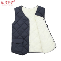 仙马王子 羊羔绒马甲 XMWZ-6009 件