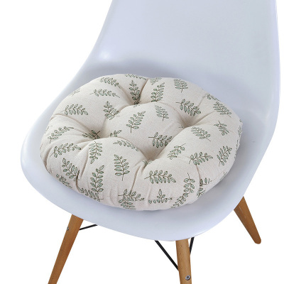 美帮汇加厚坐垫办公室椅垫榻榻米学生圆形考驾照汽车透气地板靠垫子