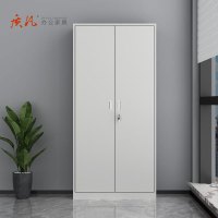 苏宁 质凡 办公家具 两门文件柜储物柜带锁多门柜/850*390*1800