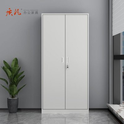 苏宁 质凡 办公家具 两门文件柜储物柜带锁多门柜/850*390*1800