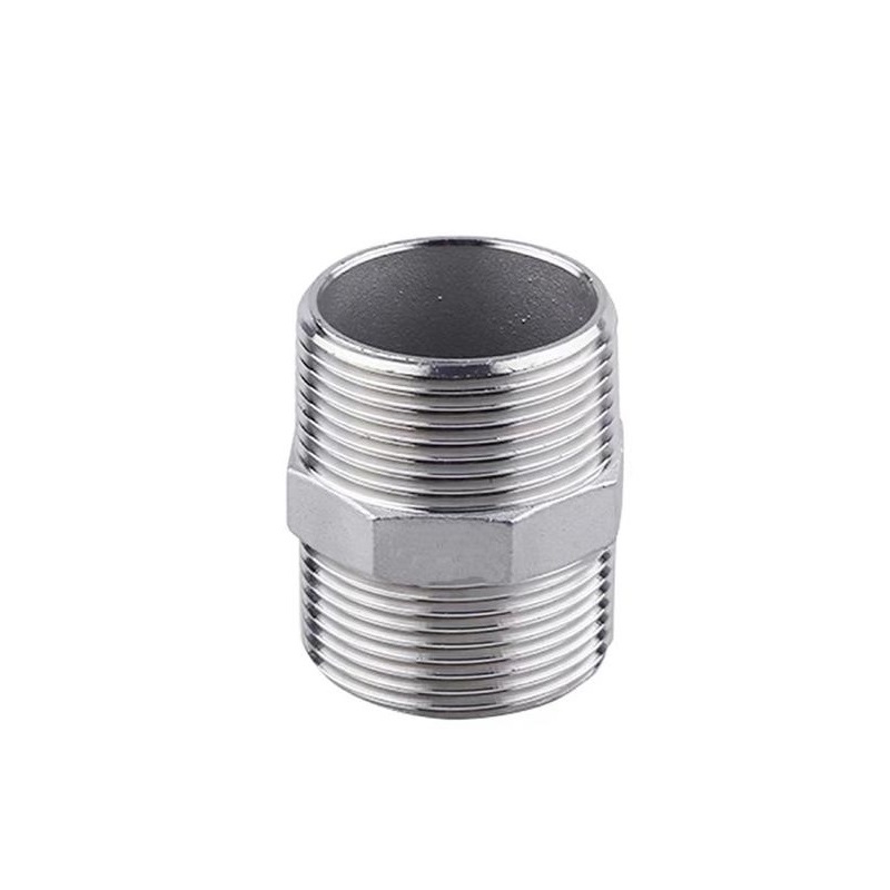 伟鹏双兴 304不锈钢六角对丝 DN65(2.5寸) 个