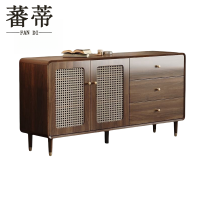 蕃蒂收纳柜二门三抽台