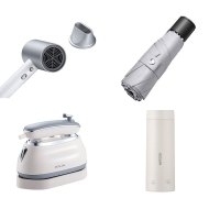 德世朗- 蒸汽电熨斗+ 电吹风+电热水杯+雨伞 组合礼包