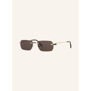 Cartier女士金属镜框矩形金标雕刻滤光类太阳镜配镜盒墨镜25夏季新款