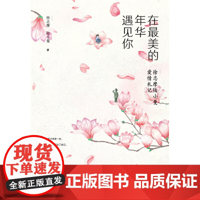 在最美的年华遇见你(徐志摩陆小曼爱情札记) 徐志摩 陆小曼 中国妇女出版社 正版书籍