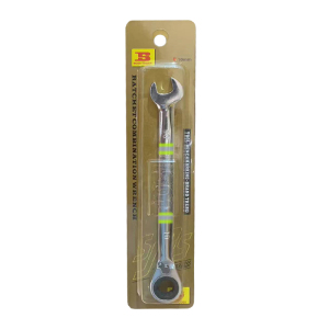 波斯(BOSI) 荧光系列精品双向棘轮两用扳手 10mm 把