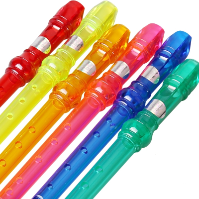 天鹅(TianE)竖笛六孔八孔小学生儿童初学者成人练习演奏6孔8孔乐器竖笛子八孔(红色）