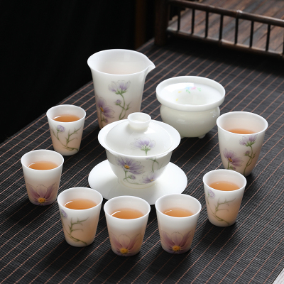 MULTIPOTENT整套功夫茶具套装莲升希望11头套组精美伴手礼礼盒装