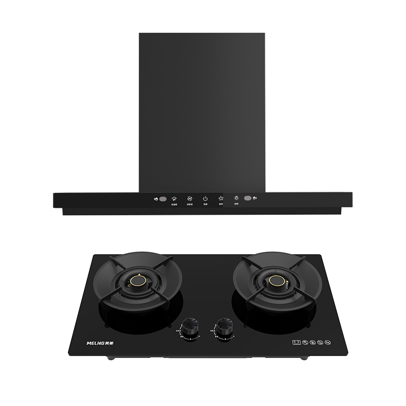 美菱烟灶套装油烟机T231KD+燃气灶QB313KD天然气