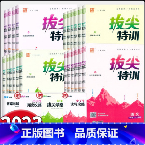 3本★语文+数学[北师]+英语[人教] 三年级下 [正版]2024新版拔尖特训一二三四五六年级上下册语文数学英语人教版北