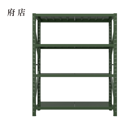 府店农具摆放架器材架军绿色拆装盾牌货架1.5米长存放架1500*600*2000