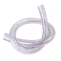 璐盐 钢丝软管PVC水管 内径22mm*厚2.5mm 米