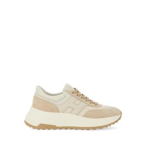 霍根(Hogan)女鞋运动休闲真皮厚底松糕运动跑步鞋