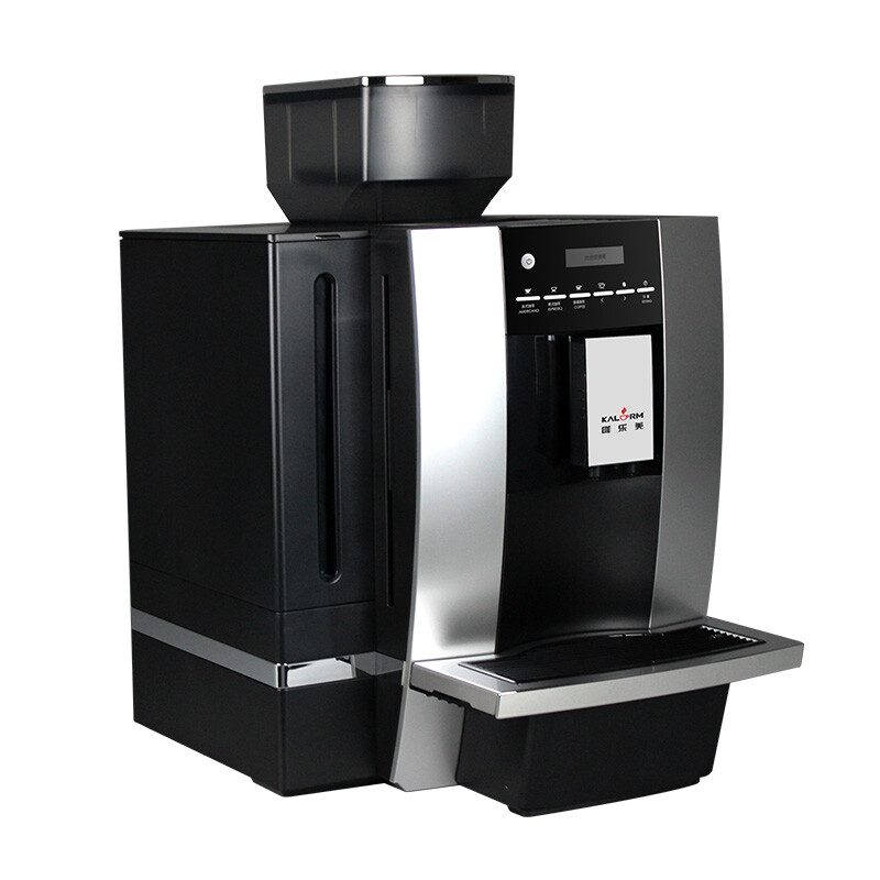 KALERM/咖乐美 K1602L商用全自动咖啡机 办公室意式美式自动上水 银色