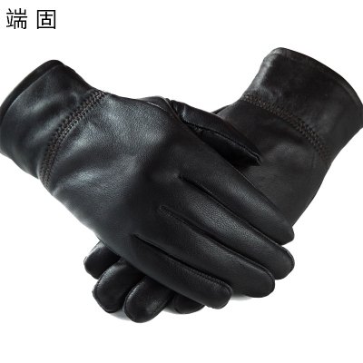 端固整皮男女款加绒羊皮手套盒装D21T/副