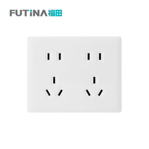 福田 插座 明装开关插座面板明线家用墙壁 明装10A二二三三极 单位:个