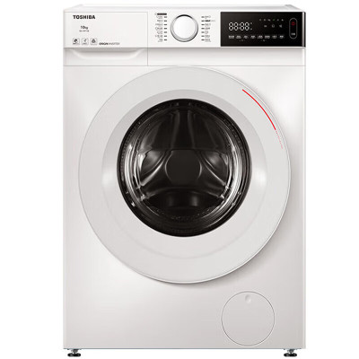 东芝 DG-10T13B 10公斤大容量家用滚筒洗衣机全自动洗烘BLDC变频UFB微泡一级能效 小玉兔