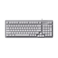 罗技K848有线机械键盘白色Gasket缓震结构五彩背光98键竞技游戏优选