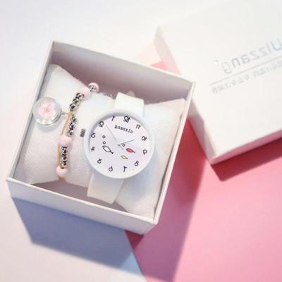 手表少女心可爱初中生女孩小学生便宜儿童中考手表女学生韩版简约同款同款
