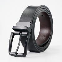 苏宁宜品&一禾亼物休闲二层牛皮针扣皮带腰带商务腰带068