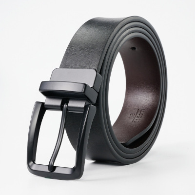 苏宁宜品&一禾亼物休闲二层牛皮针扣皮带腰带商务腰带068