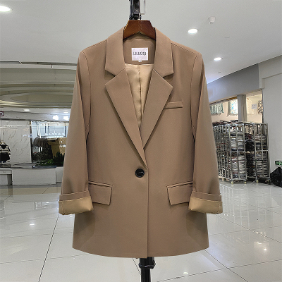 语娄2020年新款春秋季韩版工作服短款休闲职业西服小个子小西装外套女2021西装