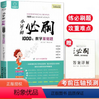 1000道 数学基础题 小学升初中 [正版]小升初必刷1000道 数学基础题 含答案详解 小学升初中六年级数学必刷1