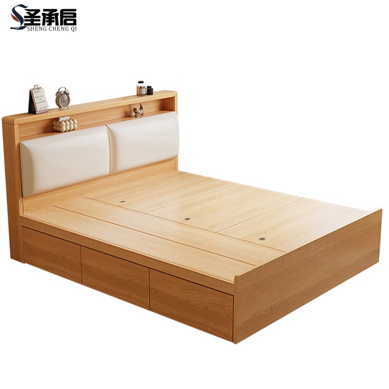 圣承启 高箱床 1.2米 张