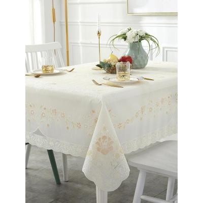 家柏饰(CORATED)pvc餐桌布茶几桌布防水防烫防油免洗塑料台布长方形欧式家用客厅