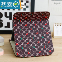 敬平小镜子化妆镜台式桌面可立家用小型便携办公室学生宿舍折叠梳妆翻便携式用镜 爱心8字-大号