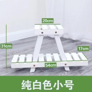 森美人花架子多层室内多肉植物桌面小花托实木田园置物盆架阳台家用窗台