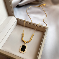 碎银子钛钢项链女2024新款高级感不掉色轻奢时尚锁骨链配饰送女朋友老婆情人节七夕生日礼物