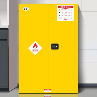 域赢防爆柜安全柜化学品储存柜危险品工业防火柜90加仑黄色