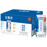 [8月生产]伊利安慕希希腊风味酸奶 原味205g*10盒/箱