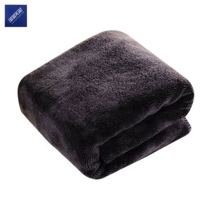 安居先森纤维毛巾清洁抹布带挂钩方巾30*30cm 一包10条 黑色